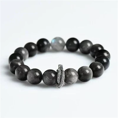 Bracelet criostail obsidian